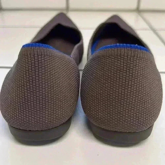 Rothy's Ponts in Mink Purple with Blue Heel Trim Size Women's 6 - Picture 6 of 7